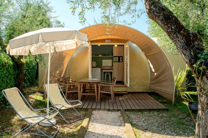 Glamping on the Lake Garda: between Luxury, Nature and Relax