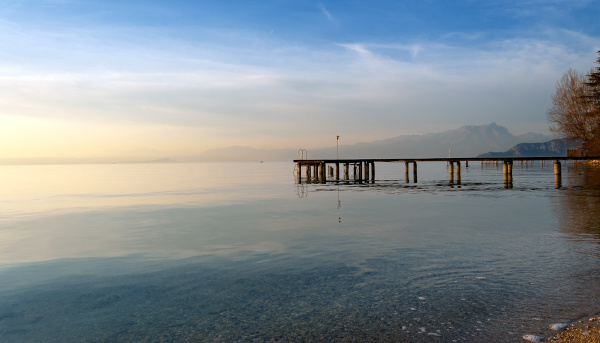 Lake Garda in Winter
